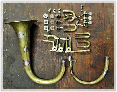 disassembled instrument